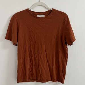 Rust Hemp T shirt